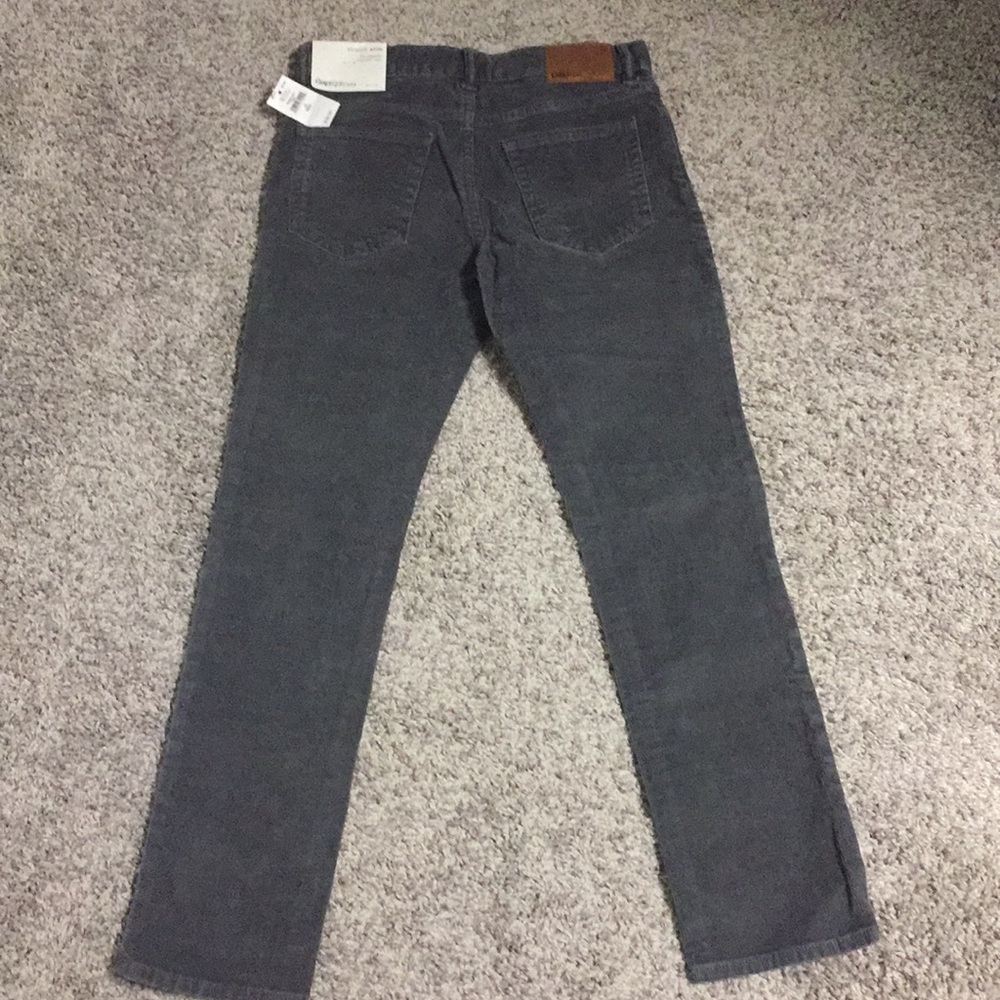 Boys Gap Grey Corduroy Pants Size 10 NWT